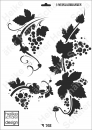 Schablone-Stencil A3 368-0768 Weinlaubranken
